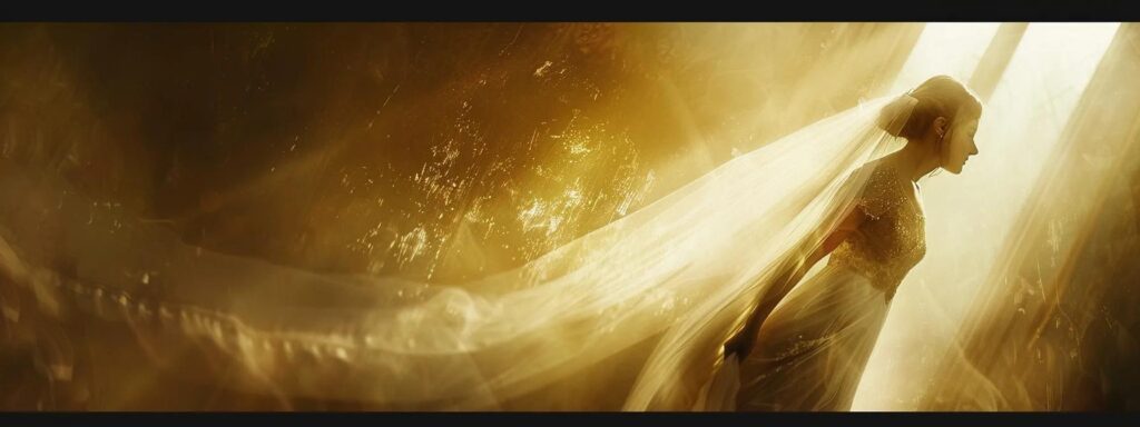 a luminous bridal portrait captures the bride - DAVE SPINK WEDDING PHOTOGRAPHY AND FILMS's radiant smile, bathed in soft, golden daylight that highlights her ethereal gown and creates an enchanting atmosphere. - DAVE SPINK WEDDING PHOTOGRAPHY AND FILMS