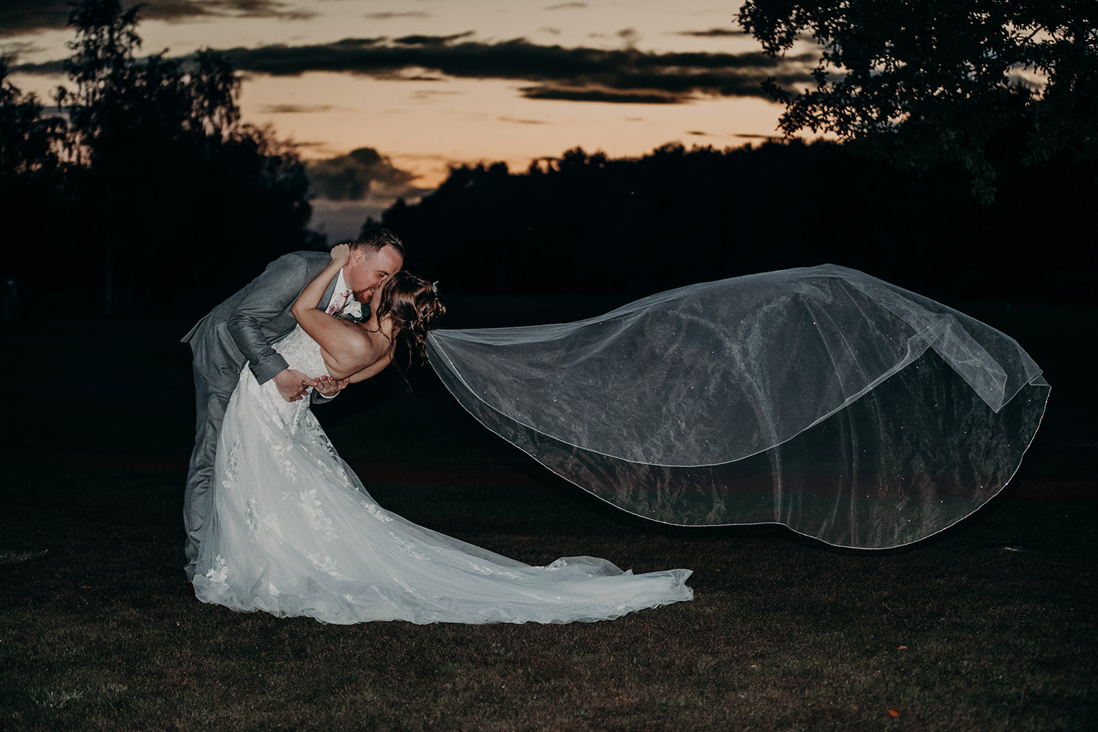 Relaxed couple portrait