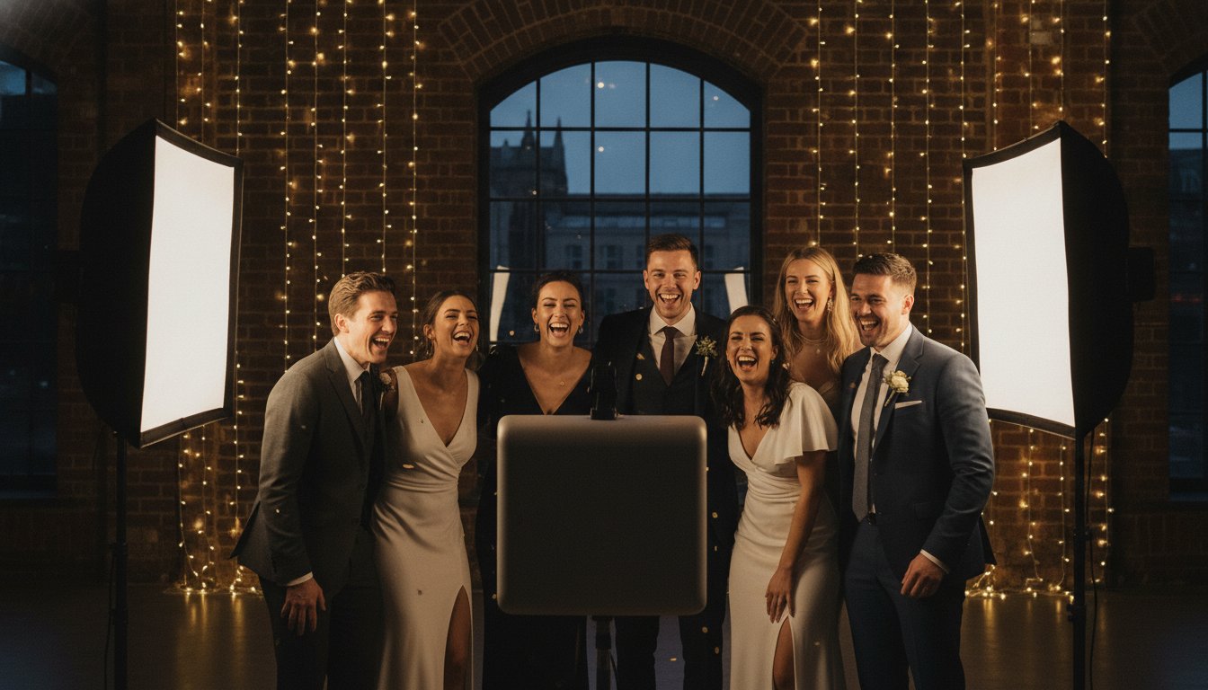 The Ultimate Guide to Wedding Photo Booth Hire in Leeds 2026 - Hero Image The Ultimate Guide to Wedding Photo Booth Hire in Leeds 2026 - DAVE SPINK WEDDING PHOTOGRAPHY AND FILMS