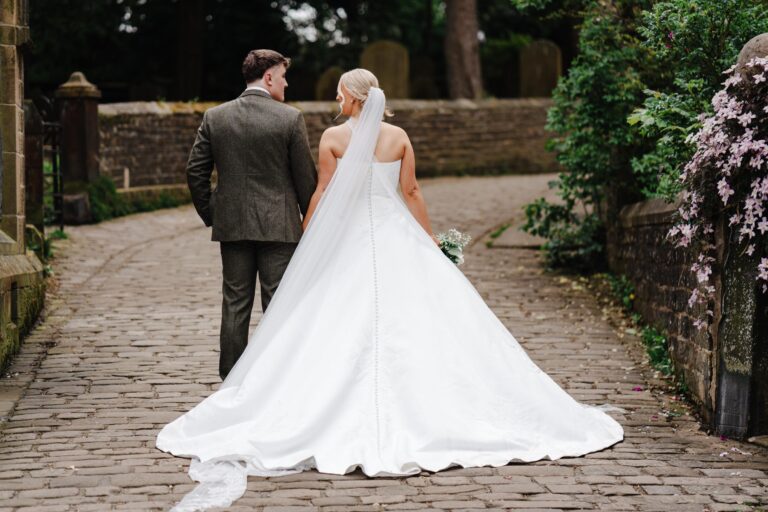 Yorkshire couples do not need to be good at posing to get natural wedding photos and film