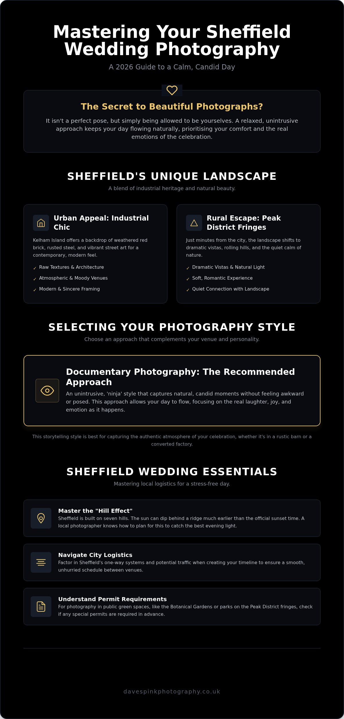 Wedding Photographer Sheffield: 2026 Reference Guide - DAVE SPINK WEDDING PHOTOGRAPHY AND FILMS